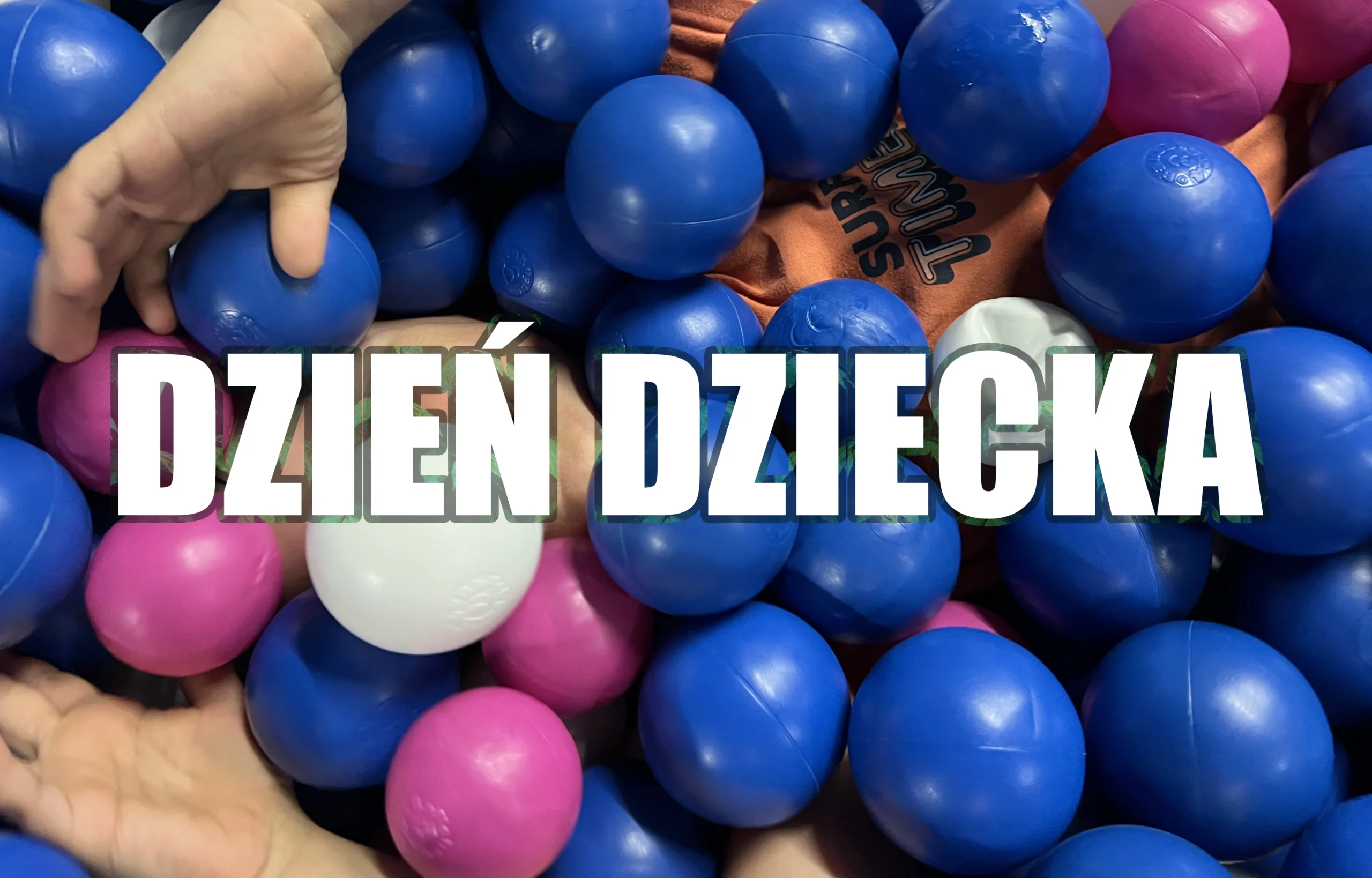 obrazek dekoracyjny z napisem: dzień dziecka